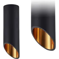 Toolight Lampe APP571-1C 20cm Black Gold
