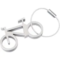 Troika Unisexe, Porte-clés, Porte-clés Vélo, Argent
