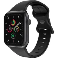 IMoshion Bracelet en silicone⁺ pour Apple Watch | 38/40/41/42 mm - Taille S/M - Noir