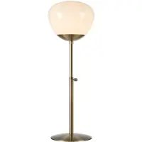 Markslöjd Lampe de table Rise, E27, max. 40W, antique/blanc (E27)