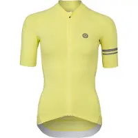 Agu Solid Performance Short Sleeve Jersey Jaune 2XL Femme