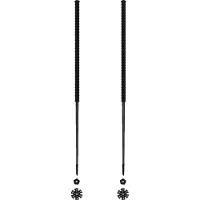 Les batons d'Alain - Bâtons de ski de randonnée - Panthère - Taille 115 cm - Noir