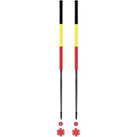 Les batons d'Alain - Bâtons de ski de randonnée - Belgique - Taille 115 cm - Rouge