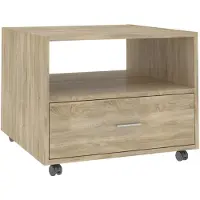 vidaXL Table basse chêne Sonoma 55x55x40 cm Bois composite