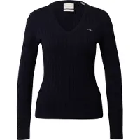 Gant Pull-over bleu marine / blanc