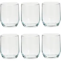TECHSALES Lot De 6 Gobelets Bas "Paol'eau" 31cl Transparent