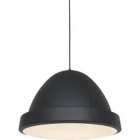 Steinhauer Sienna Nimbus Dome Suspension Plafonniers Noir Mat