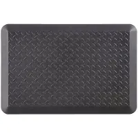 UNICOMFORT Tapis anti-fatigue pour poste de travail 90 x 60 x 1,5 CM Profilé diamant caoutchouc