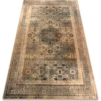 Rugsx Tapis en laine OMEGA MAMLUK Rosette vintage crème 135x200 cm