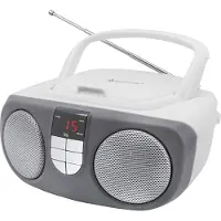 Soundmaster SCD1400WE (FM), Radio, Blanc, Gris