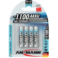Ansmann GREEN-PRO 4x 1000mAh Micro AAA NiMH Battery