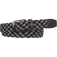 Tommy Hilfiger Ceinture Homme Adan en Toile Extensible, Bleu (Space Blue Corp), 110 cm