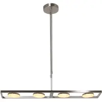 Steinhauer Lampe suspendue LED flexible Soleil Acier inoxydable