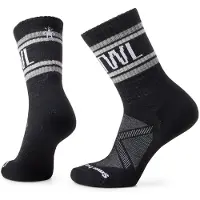 Smartwool Chaussettes Smartwool Unisexe Athletic SMRTWL Retro Stripe Crew Black-L