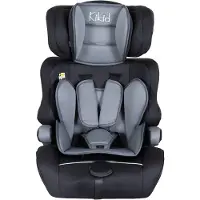 Kikid Siège enfant Kikid Basic 76-150cm R129, noir-gris