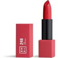 3INA nitions mates et brillantes - hautement pigmentes et confortables - formule sans cruaut et cruaut - hydrate les lvres - rouge fonc - 0,16 oz