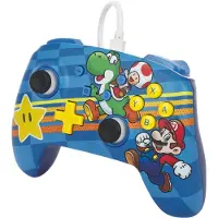 PowerA Games Switch Mario Azul 2023 Power A Switch Controller Multicolore