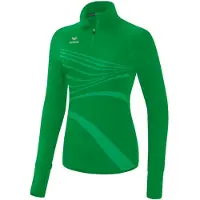 Erima Racing Half Zip Long Sleeve T-shirt Vert 38 Femme