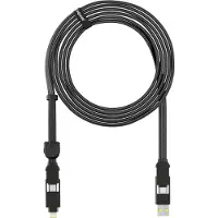 Rolling Square Câble USB inCharge XL USB 2.0 3 m USB A/USB C USB C Noir