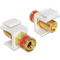 DeLOCK Connecteur Keystone Haut-parleur -