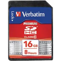 Verbatim Karta Premium U1 Sdhc 16Gb V10 Czarny/Black 43962