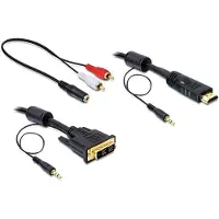 DeLOCK Câble DVI - HDMI - Avec audio - 2 m -