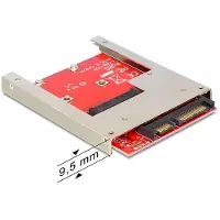 DeLOCK SATA 22 broches vers mSATA avec cadre de 2,5″ pouces -