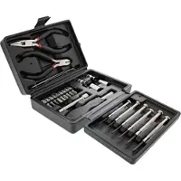 InLine 43012 Set d'outils pour la maison et les loisirs, 25 pièces, avec étui en plastique