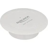 DeLOCK USB Type-C Charger PD 85 W + Qualcomm Quick Charge 3.0 for table mounting - Chargeur de batterie / adaptateur d'alimentation - CA 100-240 V - 87 Watt - Ports de sortie : 3 - blanc (64065)