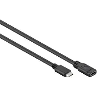 Goobay Usb-c St Usb C Bu Bk 1m Verlängerung Usb 3.1 Gener
