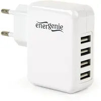 EnerGenie EG-U4AC-02 Universal USB-Ladegerät 4-Port 3.1 A 15W weiß