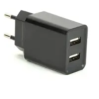 Gembird Chargeur USB universel à 2 ports EG-U2C2A-03-BK Noir