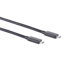 S-Impuls S/CONN maximum connectivity Câble de connexion USB-C--Câble USB type-C mâle vers type C mâle, 4.0 Gen 3x2, noir, 1,5m (13-65155)