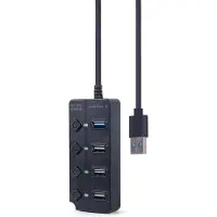 Gembird 4-Port-USB-Hub (1 x USB 3.1 + 3 x USB 2.0)