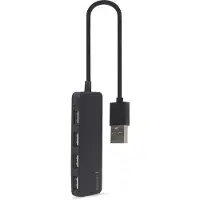 Gembird 4-Port-USB-Hub, schwarz