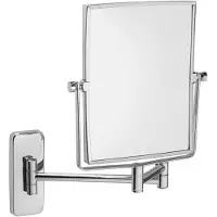 Hak Miroir de courtoisie à suspendre Angulaire, 150x205mm, Chrome