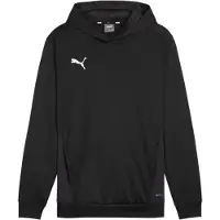 Puma Sweat de sport 'TeamGoal' violet foncé / noir / blanc
