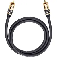 OEHLBACH D1c21538 Subwoofer Cinch Cable 8 M Noir