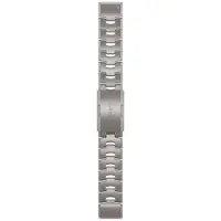 Garmin 010-12863-08 QuickFit bracelet en titane 22 mm avec fentes