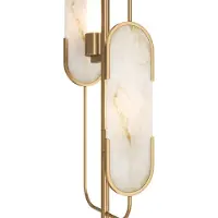 Maytoni Marmo Lampadaire, Lampadaire 2x G9 couleur or (G9)