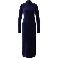 G-Star Velvet Slit Long Sleeve Dress Bleu XS Femme