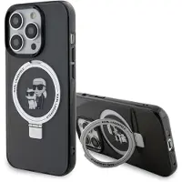 Karl Lagerfeld Klhmp15lhmrskck Iphone 15 Pro 6.1 Ring Stand Karl&choupettte Phone Case Clair