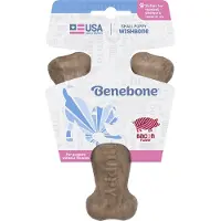 Benebone Puppy Wishbone Bacon S, 13cm - (854111004729) (Jouet à mâcher pour chiens)