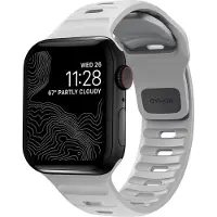 Nomad Bracelet Sport FKM pour Apple Watch | 44/45/46/49 mm - Lunar Gray