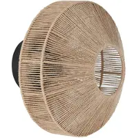 Light & Living Applique murale en rotin Lyra Ø 31cm