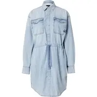 G-Star Relaxed Drawcord Long Sleeve Short Dress Bleu M Femme