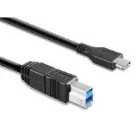 Hamlet XCTC-U3B100 câble USB USB 3.2 Gen 2 (3.1 Gen 2) 1 m USB C USB B Noir