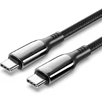 Vention USB 2.0 Type-C 5A 100W CTKBH/ USB Type-C mâle - USB Type-C mâle/ Jusqu'à 100W/ 480Mbps/ 2m/ Noir