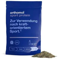 Orthomol VET Sport protein - Régénération après les sports de force - poudre de protéines avec créatine et BCAA - goût vanille, 16 portions quotidiennes