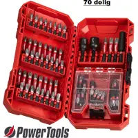 Milwaukee Set d'embouts Shockwave GEN 3 - 70 pièces - 4932492007
